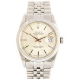 Rolex, a circa 1999 gents steel Rolex Oyster Perpetual Datejust wristwatch, Model No.