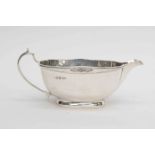 A George V silver sauce bowl, Sheffield 1932, makers mark for George Wish, footed base,