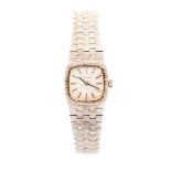 Longines, a circa 1970's lady's silver Longines wristwatch,