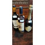 Bottle of Roche La Cour 1990, Champagne, Bottle of Vin Santo along with Rio Verde 2006(3)