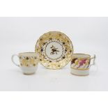 Flight, Barr & Barr coffee can, decorated with floral sprays, impressed mark to base, circa 1820,