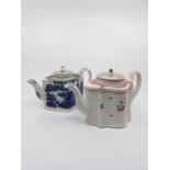 Staffordshire teapots, including Stevenson, Chamberlains, Worcester, Coalport, Thomas Harley, New