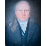 British School, circa 1830, portrait, possibly of Jesse Hartley, bust length, born 1784, died