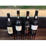 Port  Dows Finest Reserve Noval, 10 years old, Paul & Armihar Tawny Port and Dows 20 year old