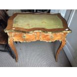 A 19th Century French Kingwood ormolu mounted writing desk