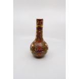 Derby Persian bottle vase circa 1820, height 25cms, crack to neck running approx 5cms running down