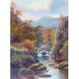 ** REOFFER ** William Mellor (British, 1851-1931), Lower Fall, Rydal Park near Ambleside; and On the