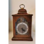 Early 20thC bracket clock. Rotherham movement. Winding.