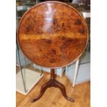 An 18th Century mahogany tripod table