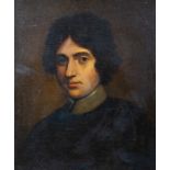 Italian School, 19th Century, portrait of a young man, bust length, oil on canvas, 56 by 46cm,
