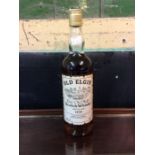 Old Elgin Single Malt whisky, distilled 1939, produced and bottled in the City and Royal ? of