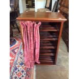 A 19th Century boot cabinet, with a shelved interior, 80cm high