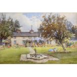 Harold Gresely (British, 1892-1969), 'Summer Days - The Cottage', signed l.r., inscribed on the