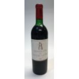 A bottle of 1968 Grand Vin De Chateau Latour