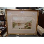 Charles Bool, Near Barmoral, 19th Century watercolour with another Charles Bool, The Dee,