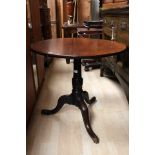 Tripod tilt top table