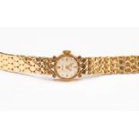 Rolex, a circa 1960's lady's 18ct gold Rolex Precision bracelet wristwatch, 1.