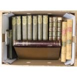 Collection of books comprising: The Works of Robert Burns, by Allan Cunningham, in eight volumes,