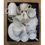 A compiled children's teaset with Wedgwood, Konitz,