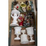Collection of mid 20th Century ceramics, horses,