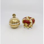 Royal Crown Derby paperweights Golden Jubilee Crown,