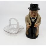 A Royal Doulton Winston Churchill Toby jug,