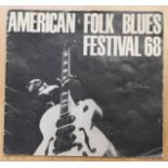 American folk blues festival of 1968 programme with various autographs including "John Lee Hooker"