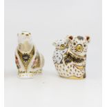 Two Royal Crown Derby paperweights from The Australian Collection including: Kangaroo and Koala &