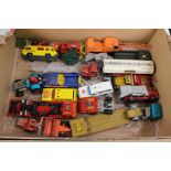 Three boxes of toy cars