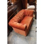 Early 20th Century two seater sofa button back
