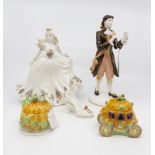 Coalport, circa 1998, Cinderella, Prince Charming, coach, pumpkin and slipper,