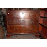 A 19th Century Mahogany Chest of Drawers, three tier long drawers.