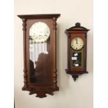 Two 20th Century wall mounted clocks