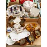 Collection of lustre ware,