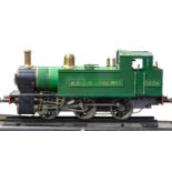 Steam Train: A cased 5" gauge steam locomotive, 'METR Railway', No.