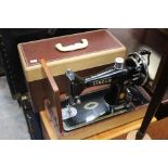 A Vintage Singer Sewing machine,