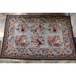 Woven needlework carpet