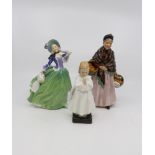 Three Royal Doulton ladies, Autumn Breeze,