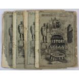 Cassell's Illustrated History of England - 4 parts of weekly series.