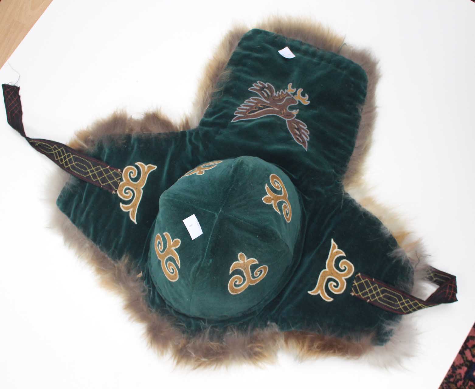 Eagle Hunter Kazakhstan Nomad hat, vintage,