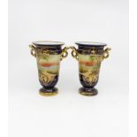 Three pairs of Noritake vases,