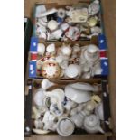Collection of mid to late 20th Century bone china tea wares including Royal Albert, Aynsley,