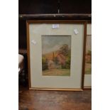 Two George Oyston framed watercolours, dated 1926, signed b/l,