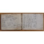 1930s autograph/visitors book relating to Ye Olde Trip Jerusalem pub in Nottingham,