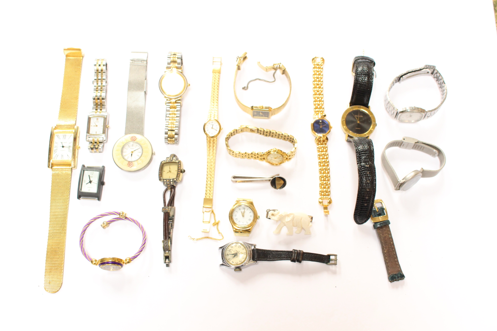 A collection of various wristwatches by various makers, including Jaz, Soft Grey,