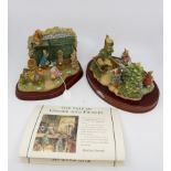 Border Fine Arts The World of Beatrix Potter figurines The Tale of Ginger & Pickles 2001 Tableau,