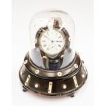 Silver pocket watch plus one watch stand