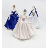 Three Royal Doulton ladies,