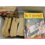 A collection of assorted 'Do It Yourself' magazines.