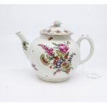 An 18th century teapot, probably Pennington of Liverpool,